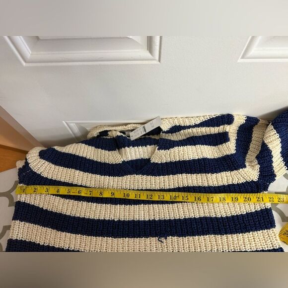 J.Crew Montauk pullover sweater in stripe NWT Size M - Picture 8 of 11